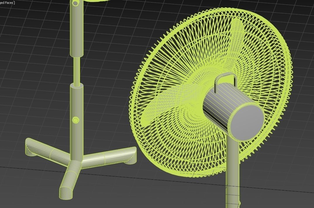 Stand Fan 3D Model 3D model_4