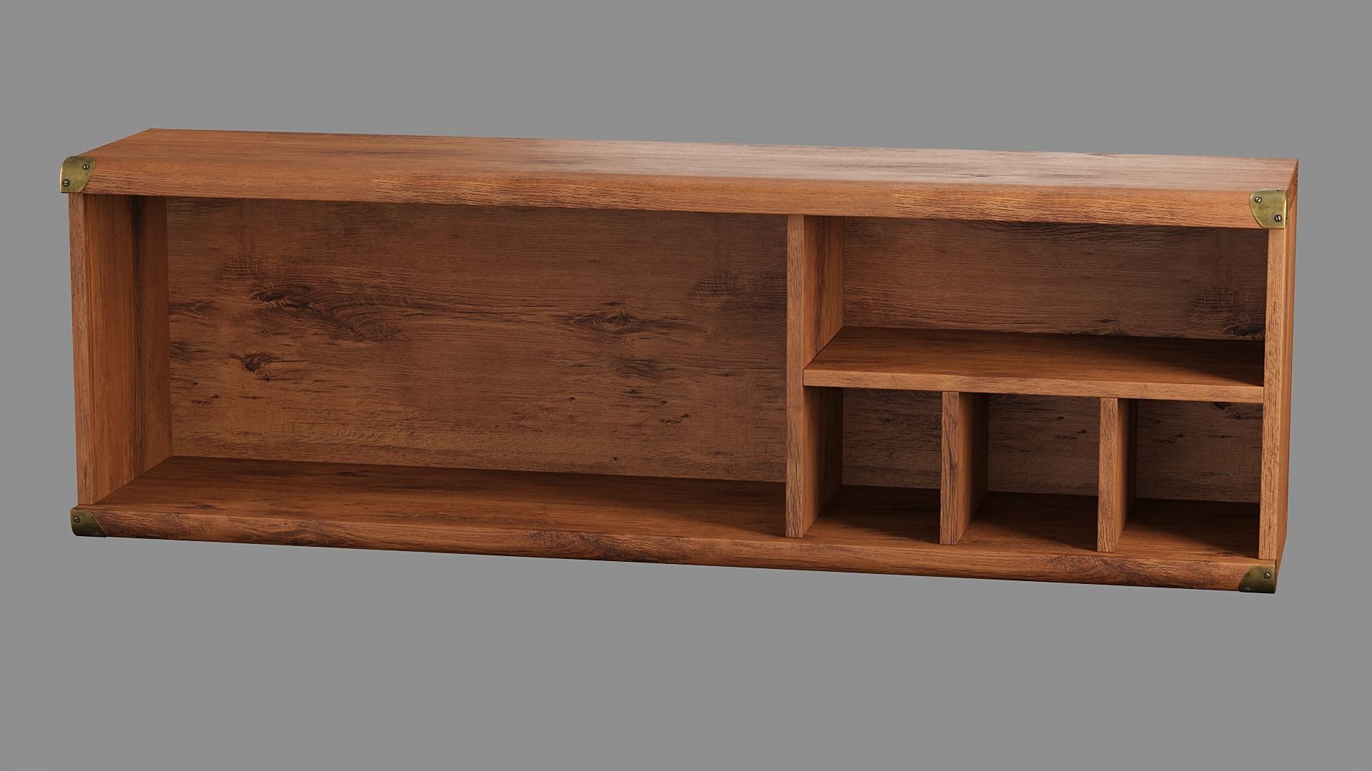 Indiana Bookshelf 3D model_1