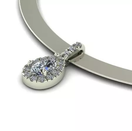 22 pendant 3D print model_0