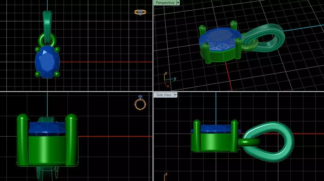 20 pendant 3D print model_0