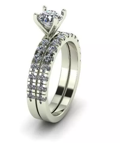 2 ring 3D print model_0