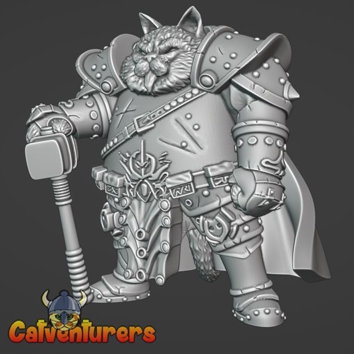 Lord Grimalkin and Vossar Doompelt pack 3D print model_9