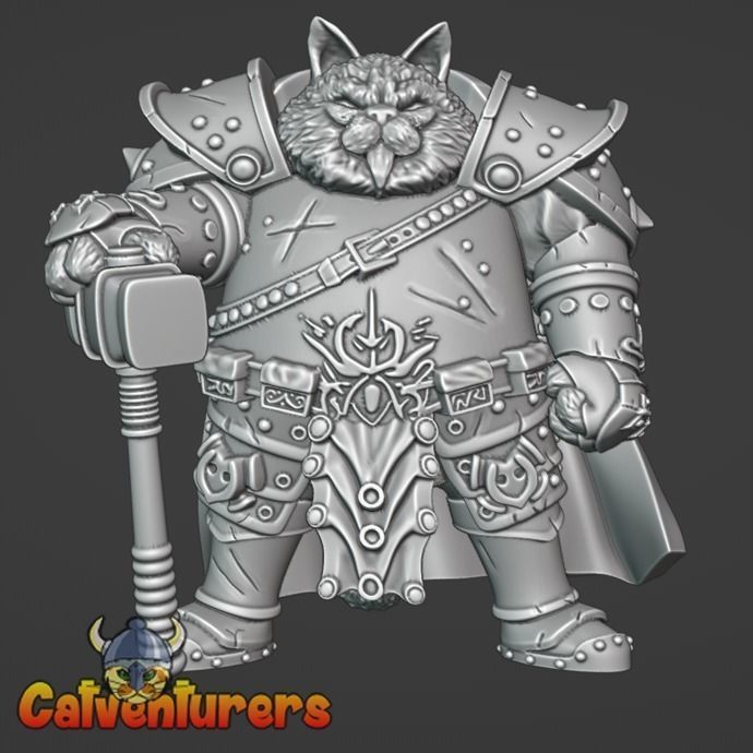 Lord Grimalkin and Vossar Doompelt pack 3D print model_8