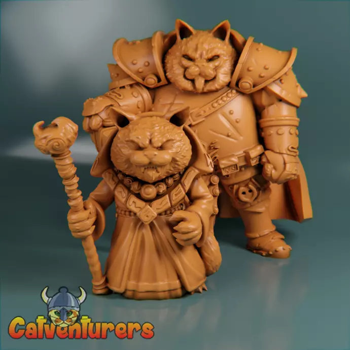Lord Grimalkin and Vossar Doompelt pack 3D print model_0