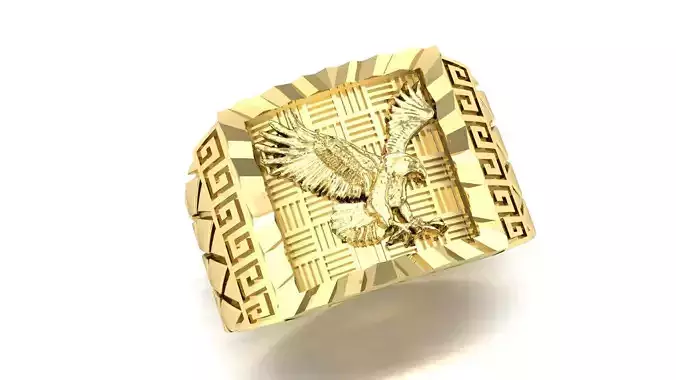 Versace eagle ring