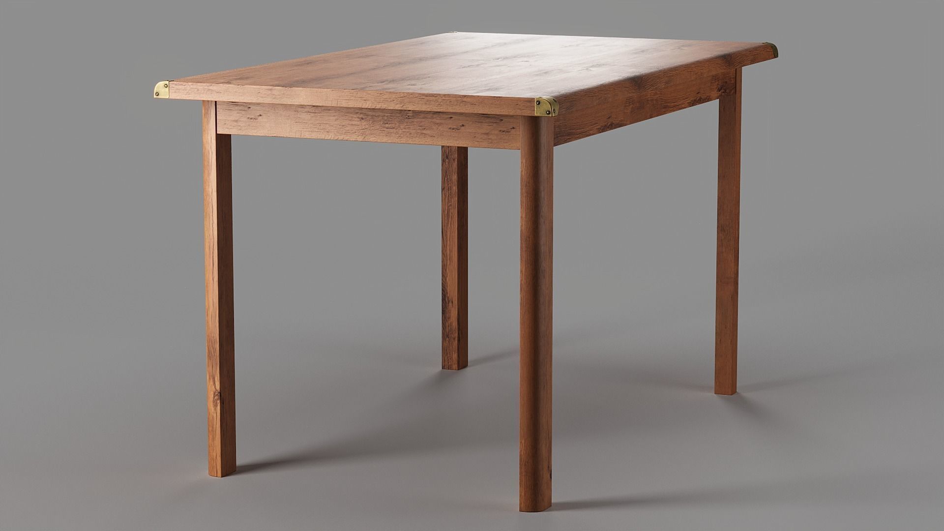 Indiana Dining Table 3D model_3