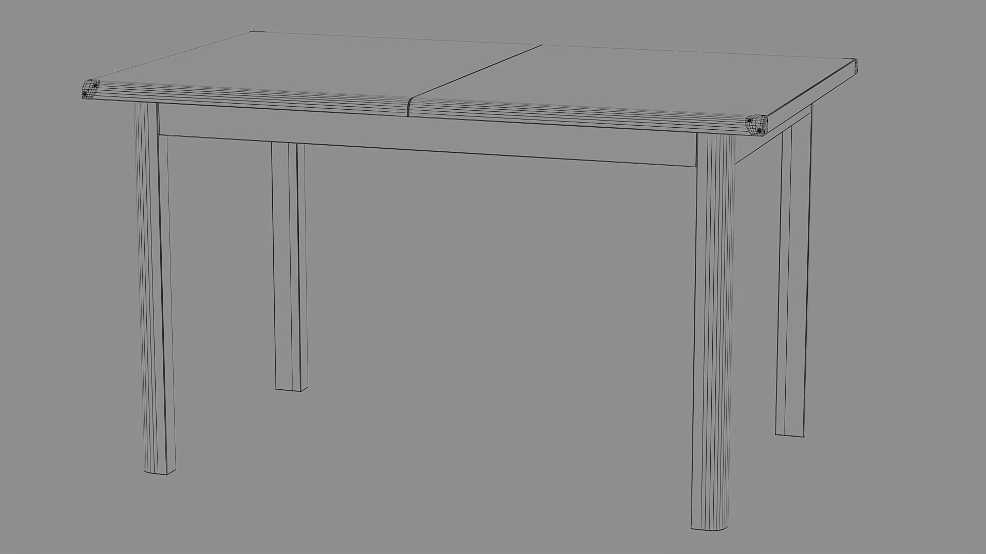Indiana Dining Table 3D model_12