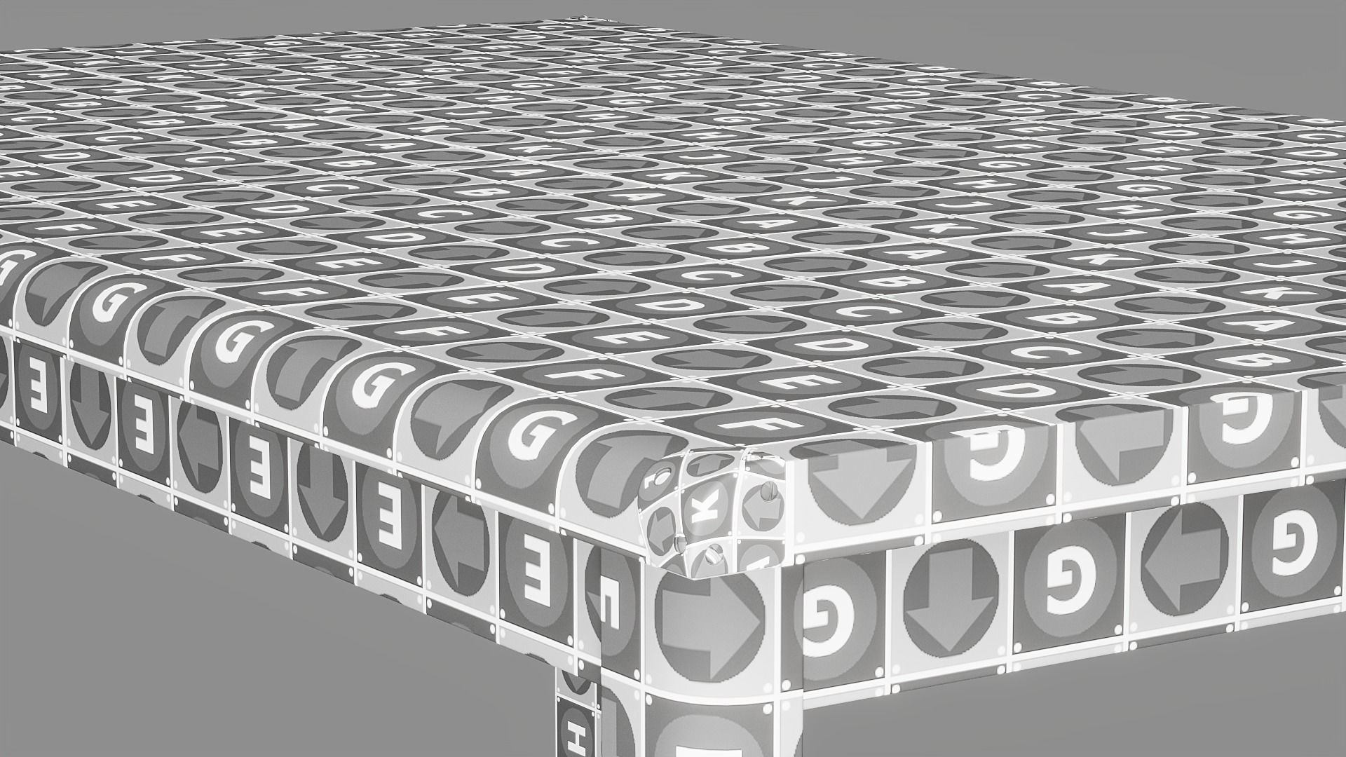 Indiana Dining Table 3D model_14