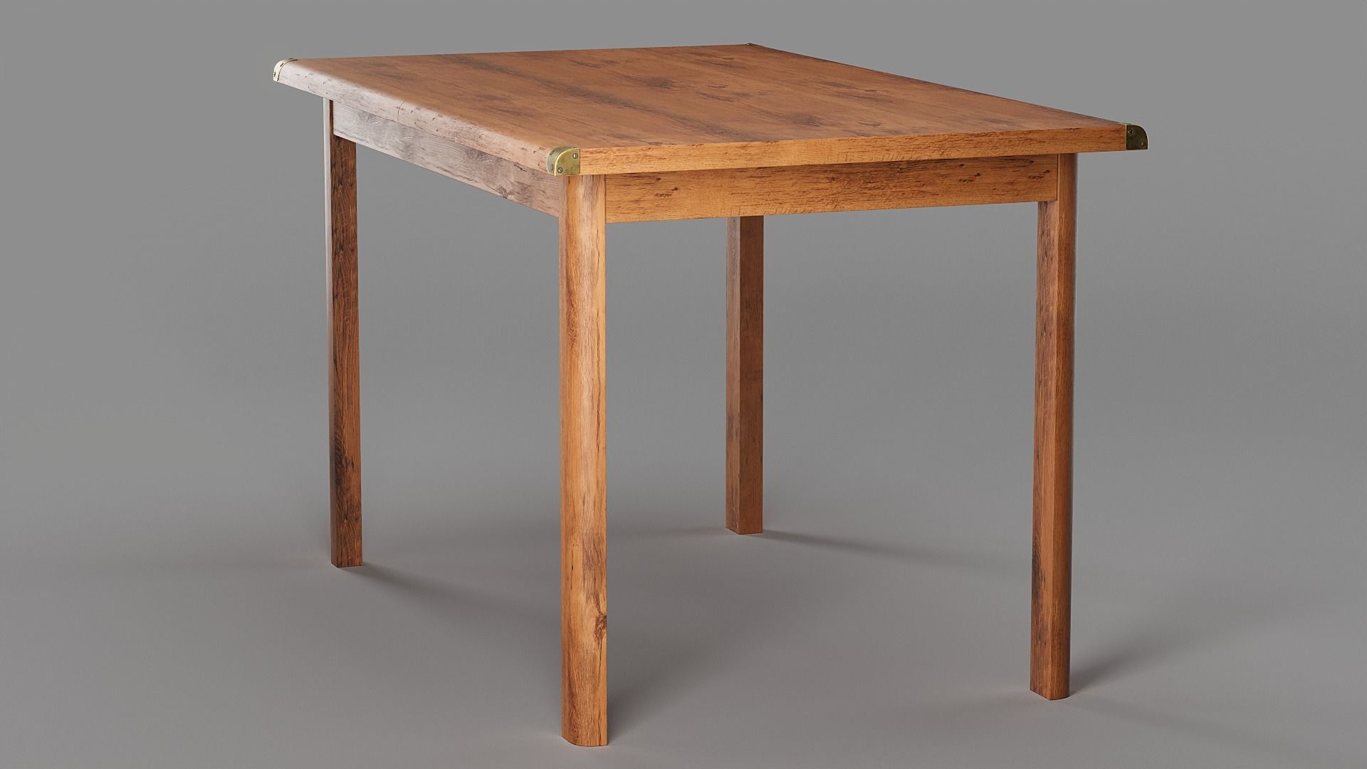 Indiana Dining Table 3D model_2