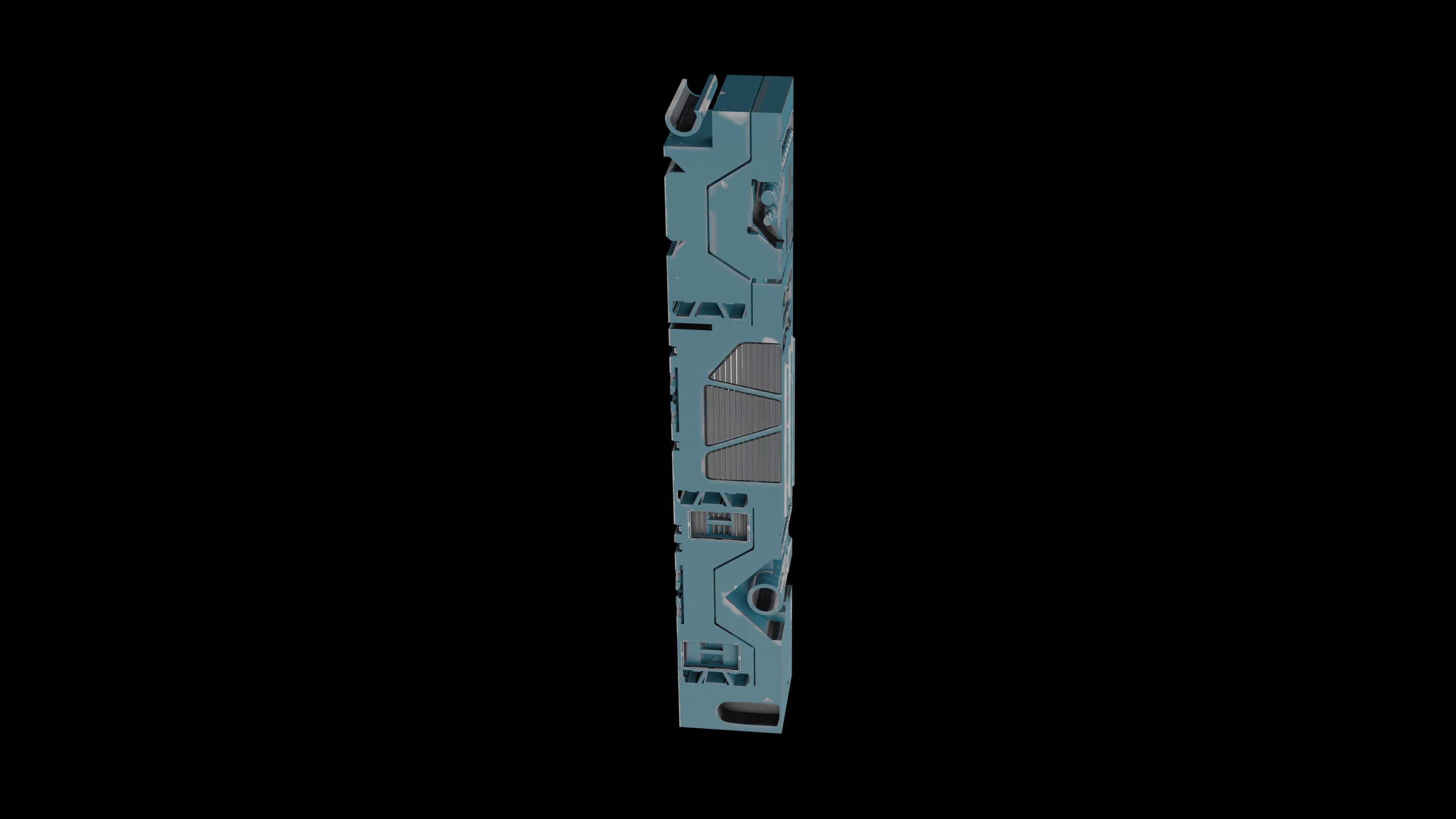 Sci-Fi Hard Surface Pillar 3D print model_16