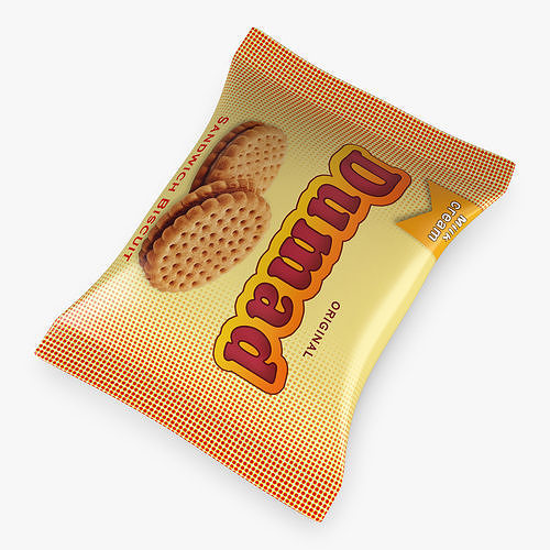 Biscuit Packaging Dumad Simple M 1 3D model 6