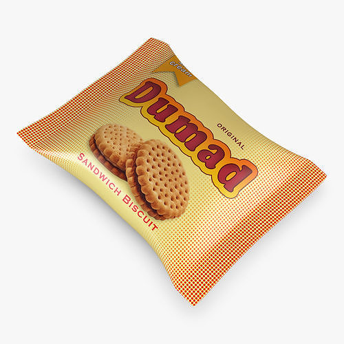 Biscuit Packaging Dumad Simple M 1 3D model 5