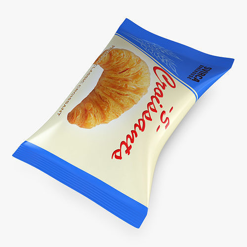Croissant Packaging Svirca Simple M 1 3D model 6