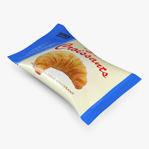 Croissant Packaging Svirca Simple M 1 3D model 5