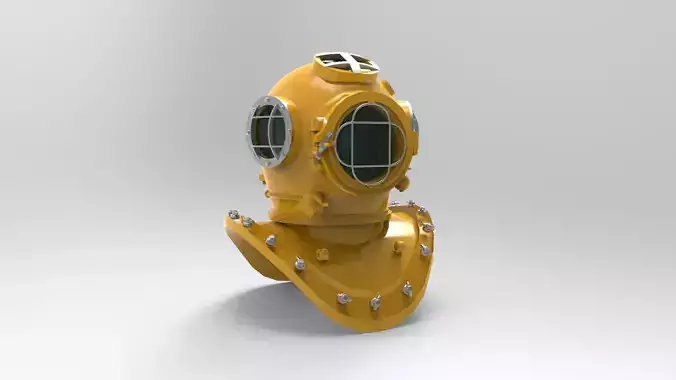 Submarine helmet 3D model