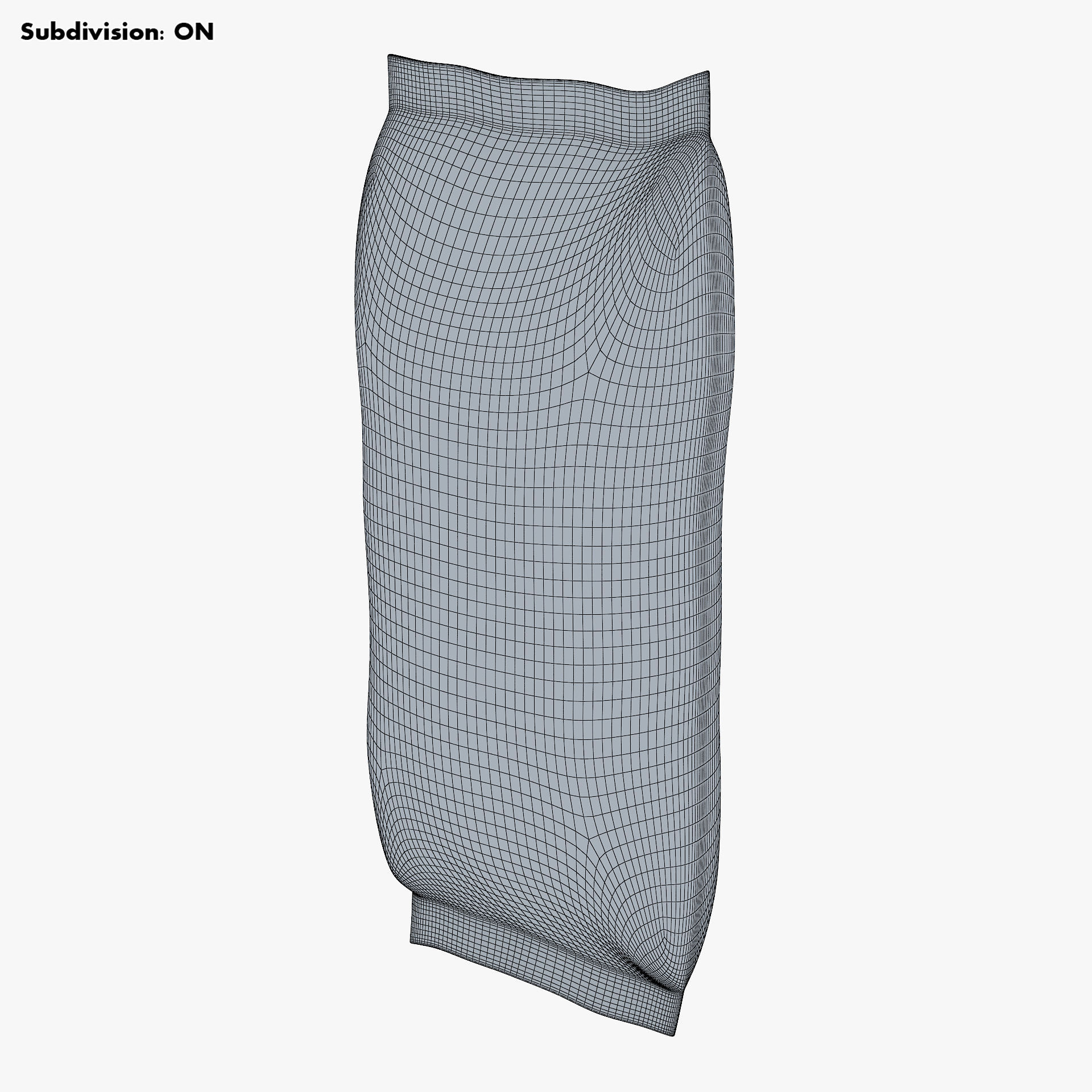 Baguette Sandwich Packaging Simple M 1 3D model_8