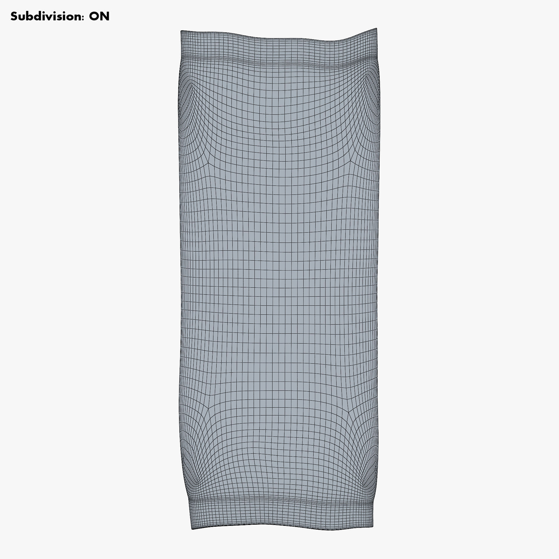 Baguette Sandwich Packaging Simple M 1 3D model_6