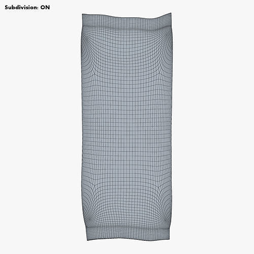 Baguette Sandwich Packaging Simple M 1 3D model 7