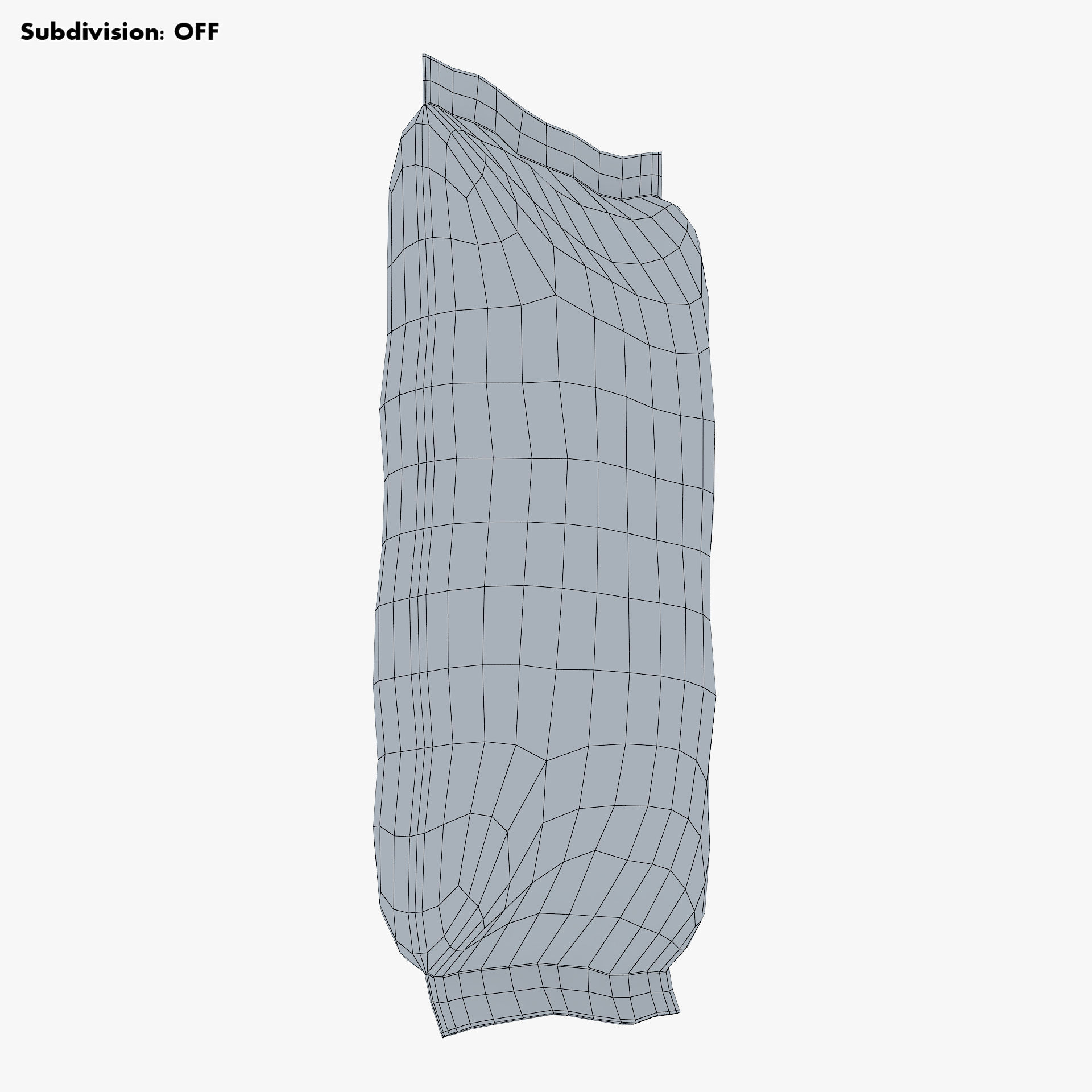 Baguette Sandwich Packaging Simple M 1 3D model_11