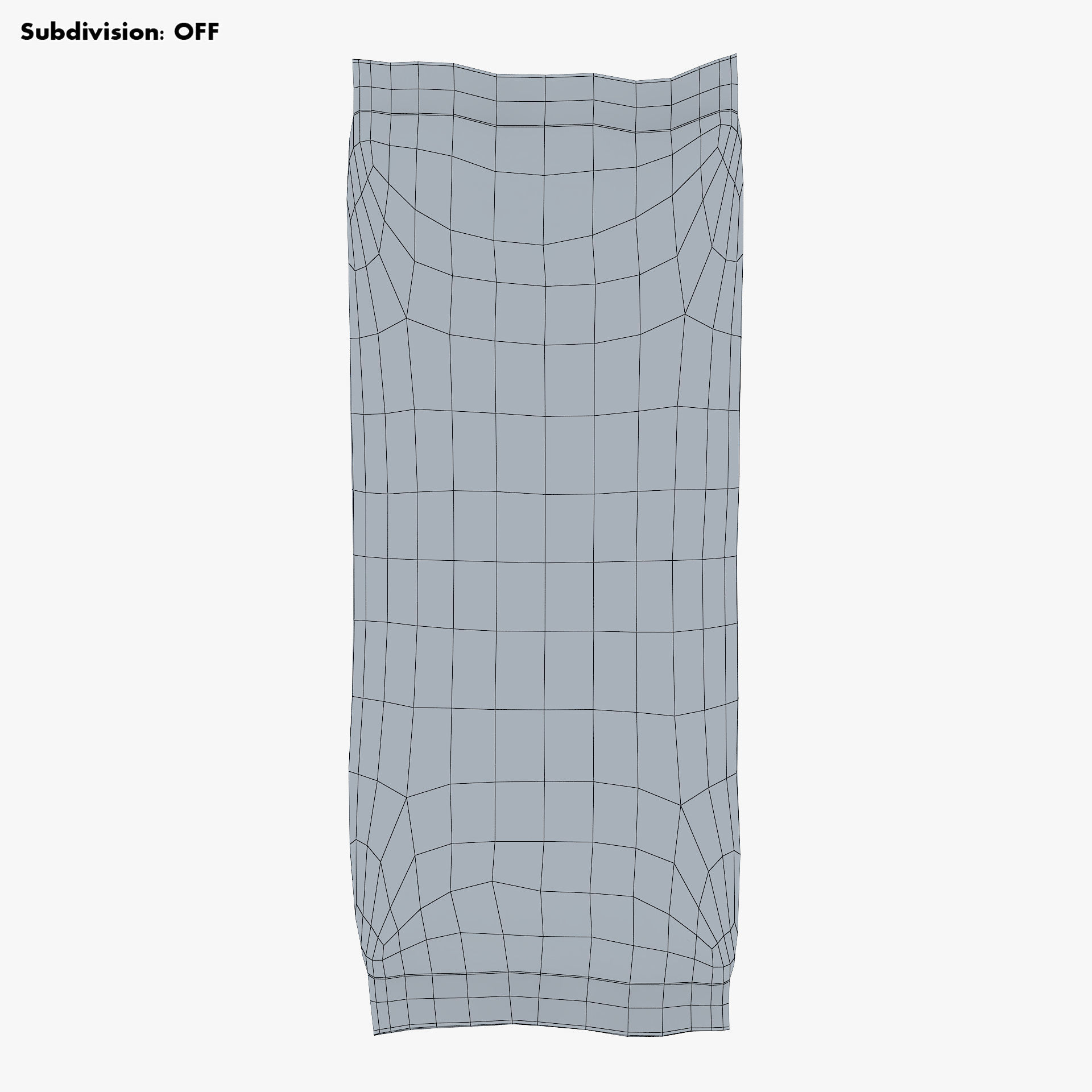 Baguette Sandwich Packaging Simple M 1 3D model_7