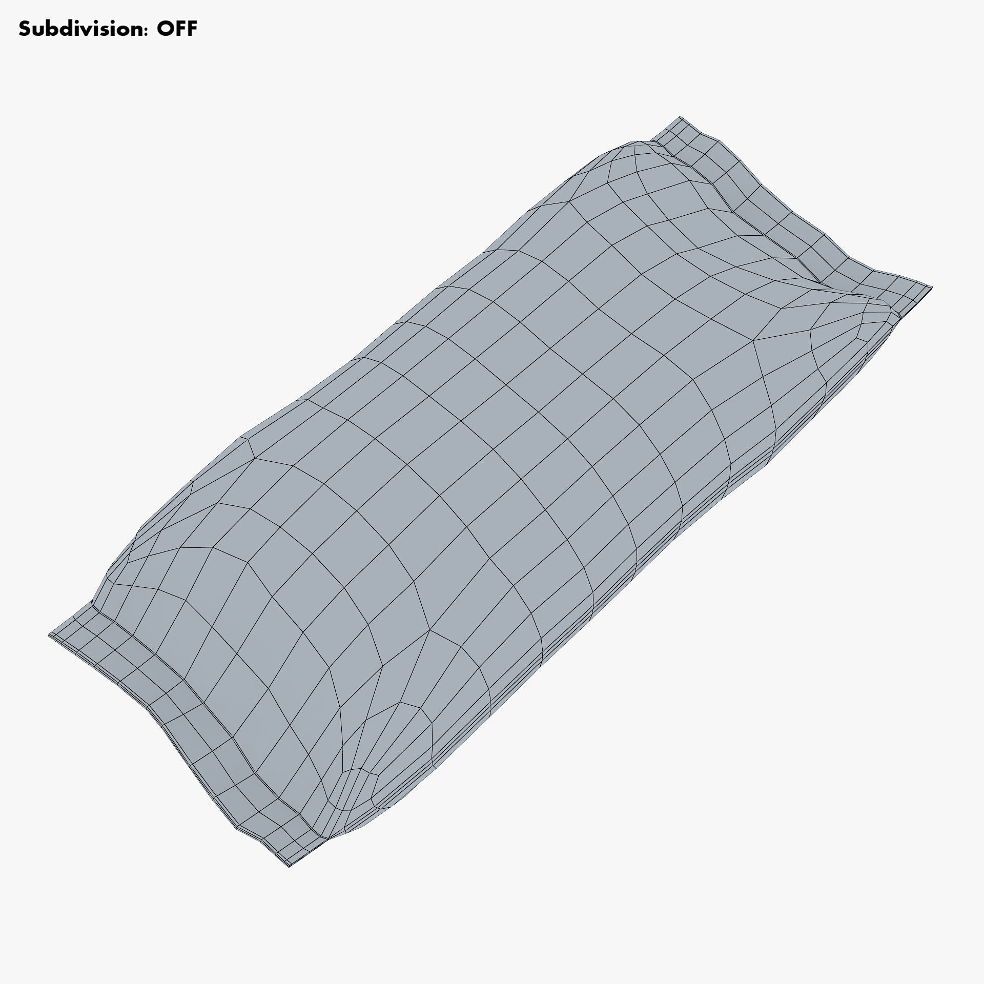 Baguette Sandwich Packaging Simple M 1 3D model_15
