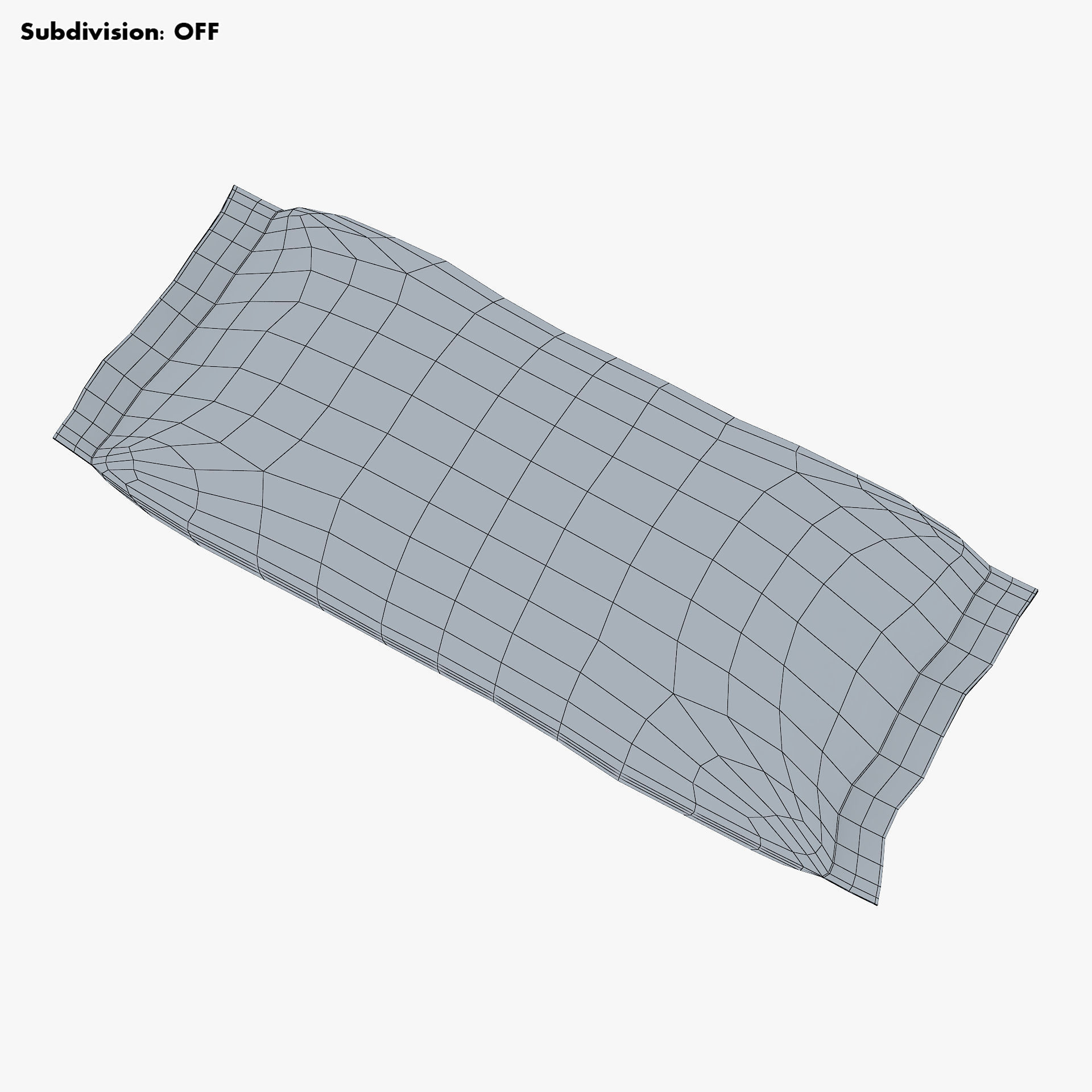 Baguette Sandwich Packaging Simple M 1 3D model_17