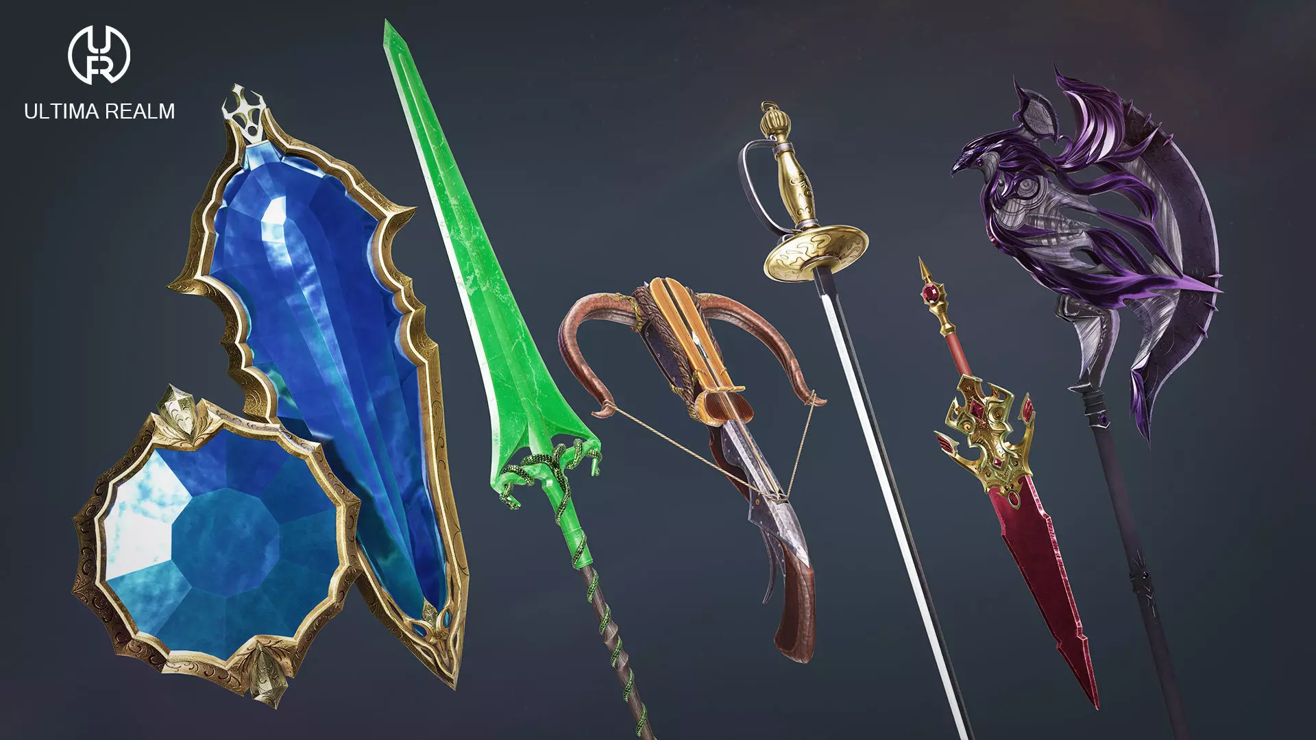 Fantasy Weapon Pack 3D Model Collection_0