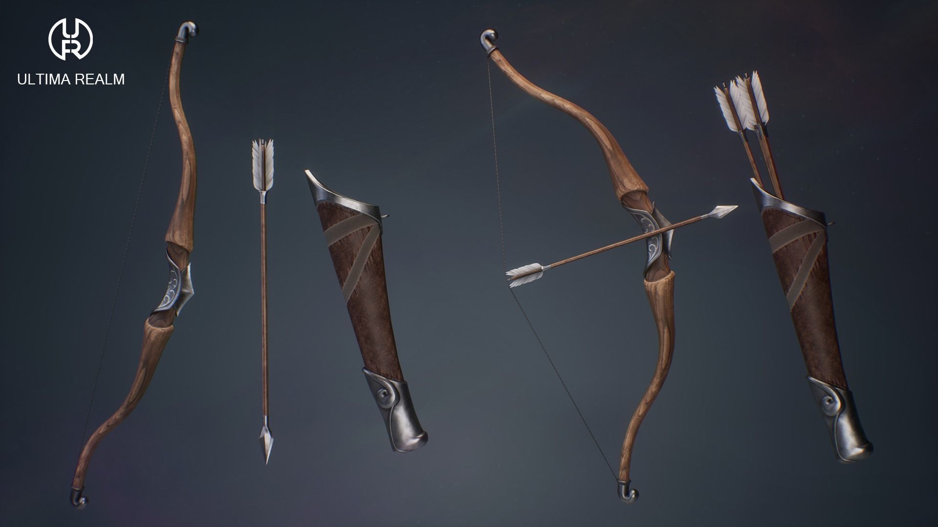 Fantasy Weapon Pack 3D Model Collection_16