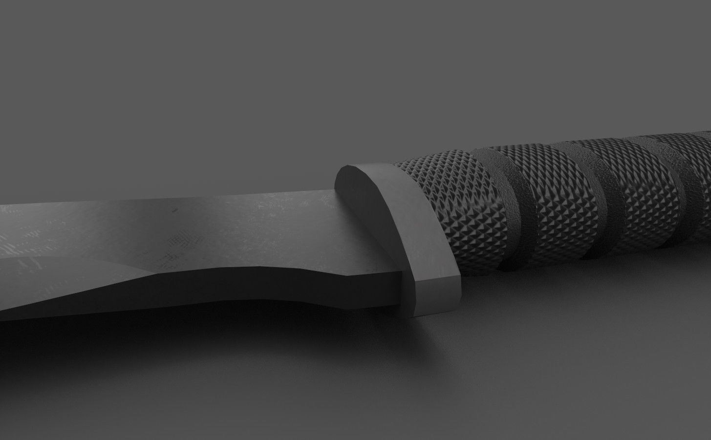 Tactical Kukri  Low-poly 3D model_5