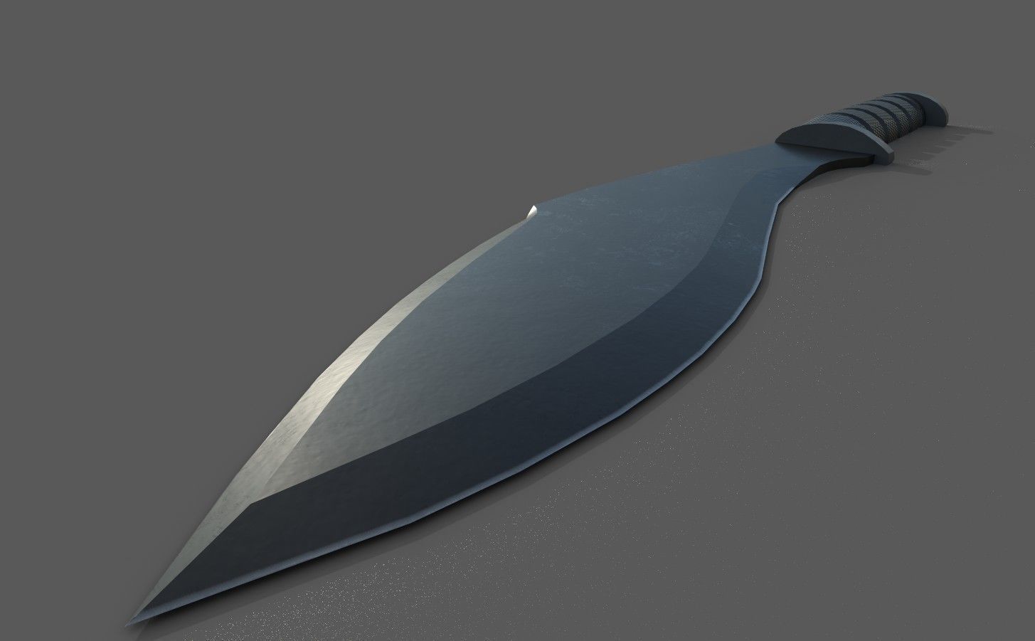 Tactical Kukri  Low-poly 3D model_2