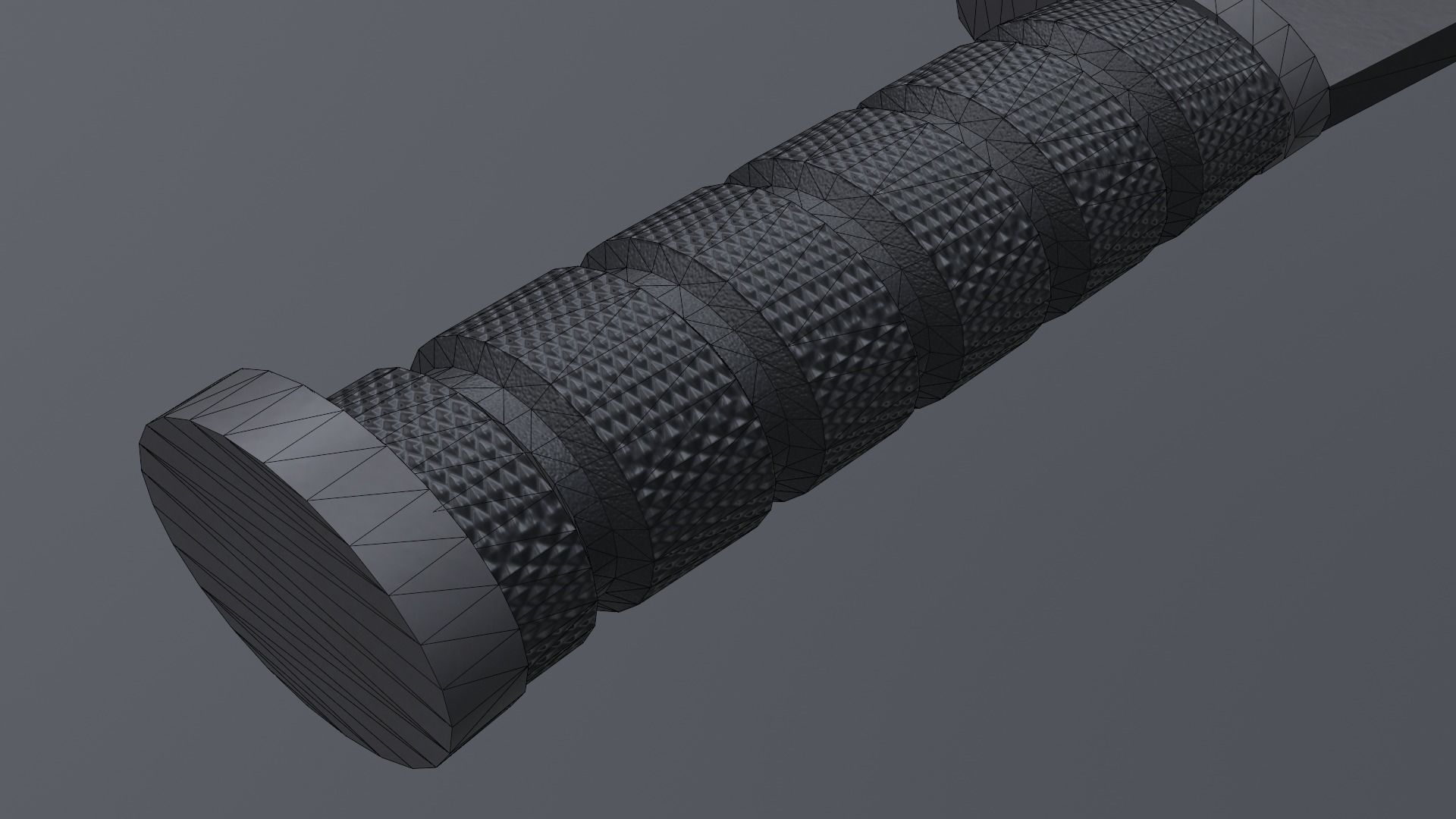 Tactical Kukri  Low-poly 3D model_8