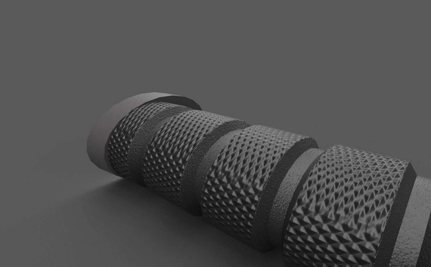 Tactical Kukri  Low-poly 3D model_6