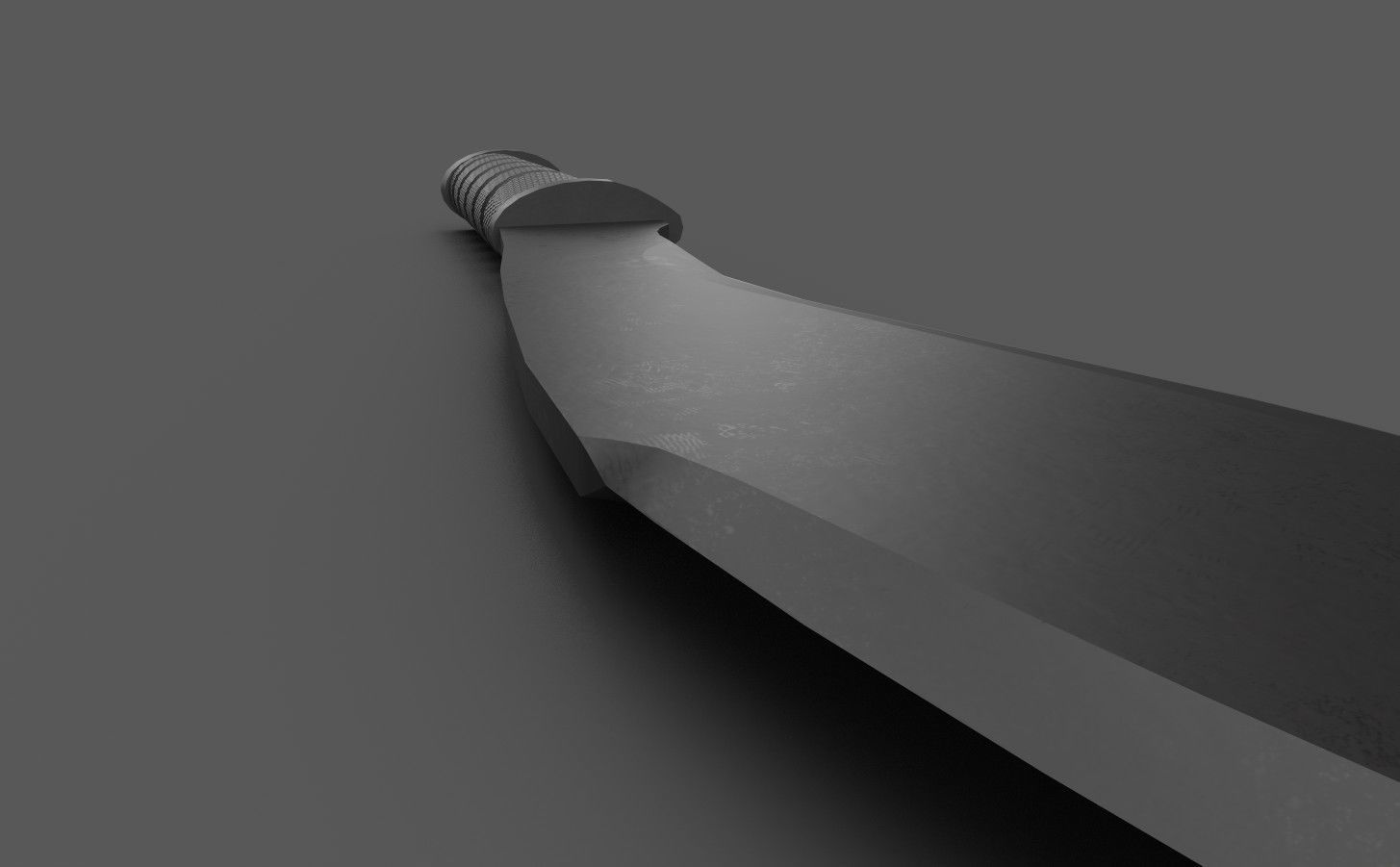 Tactical Kukri  Low-poly 3D model_3