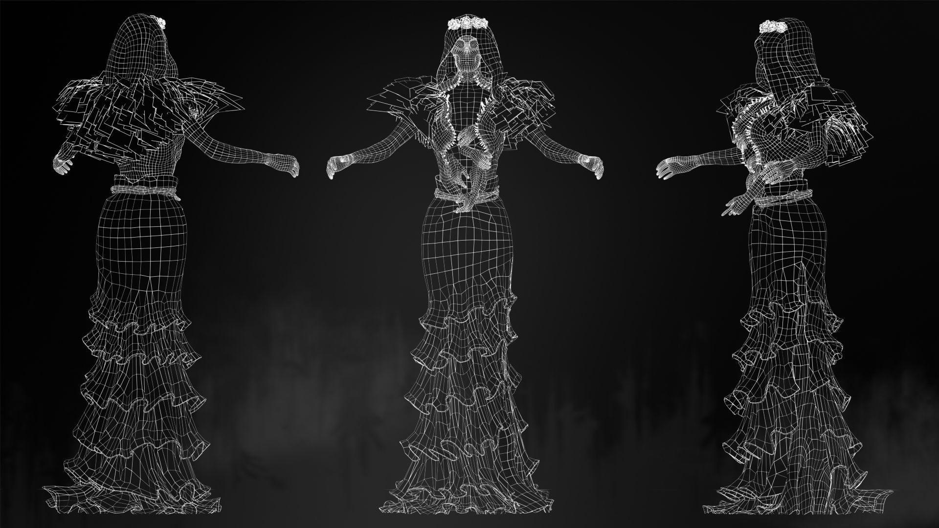 Reaper of Death Low-poly 3D model_15