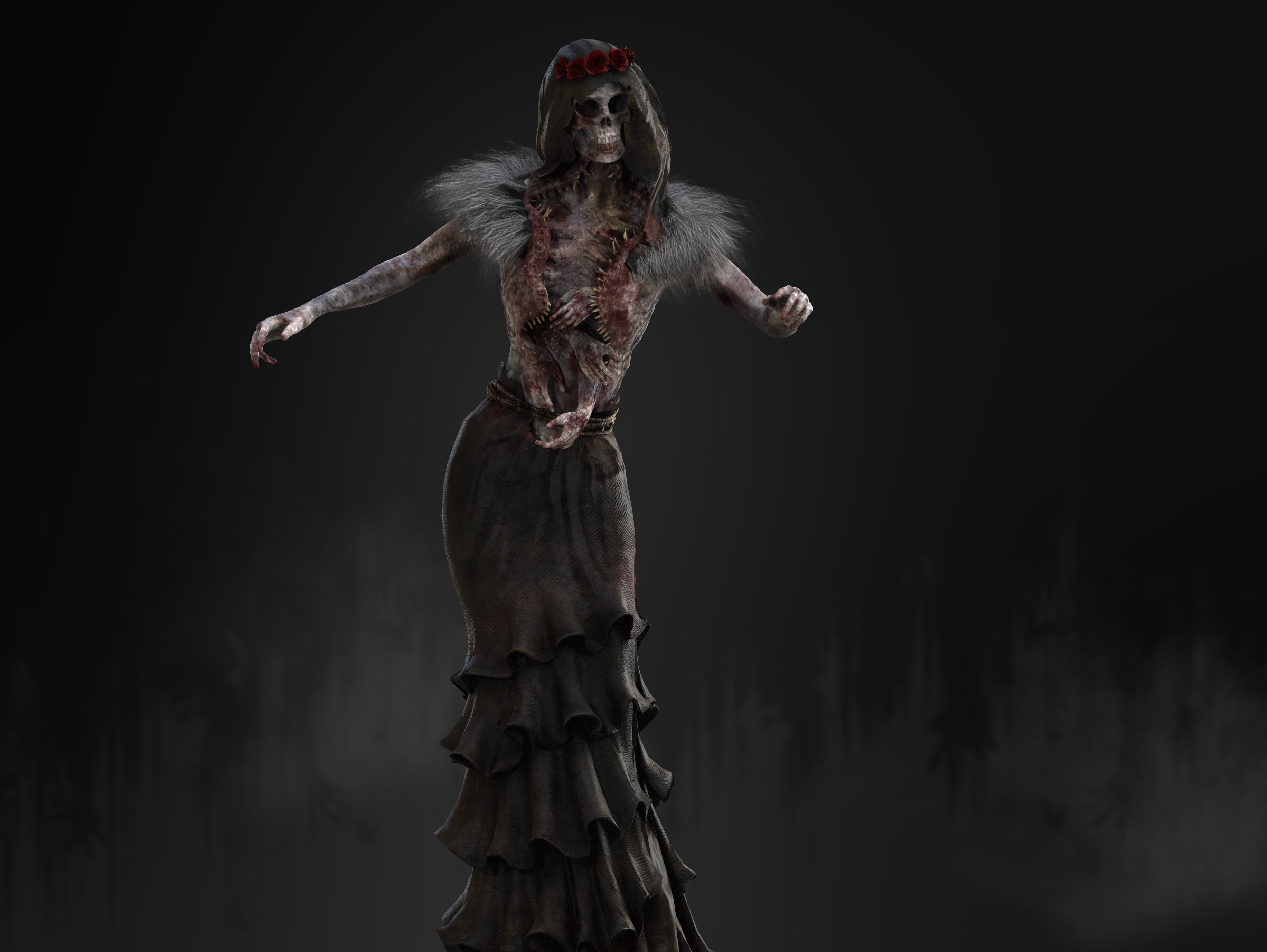 Reaper of Death Low-poly 3D model_12