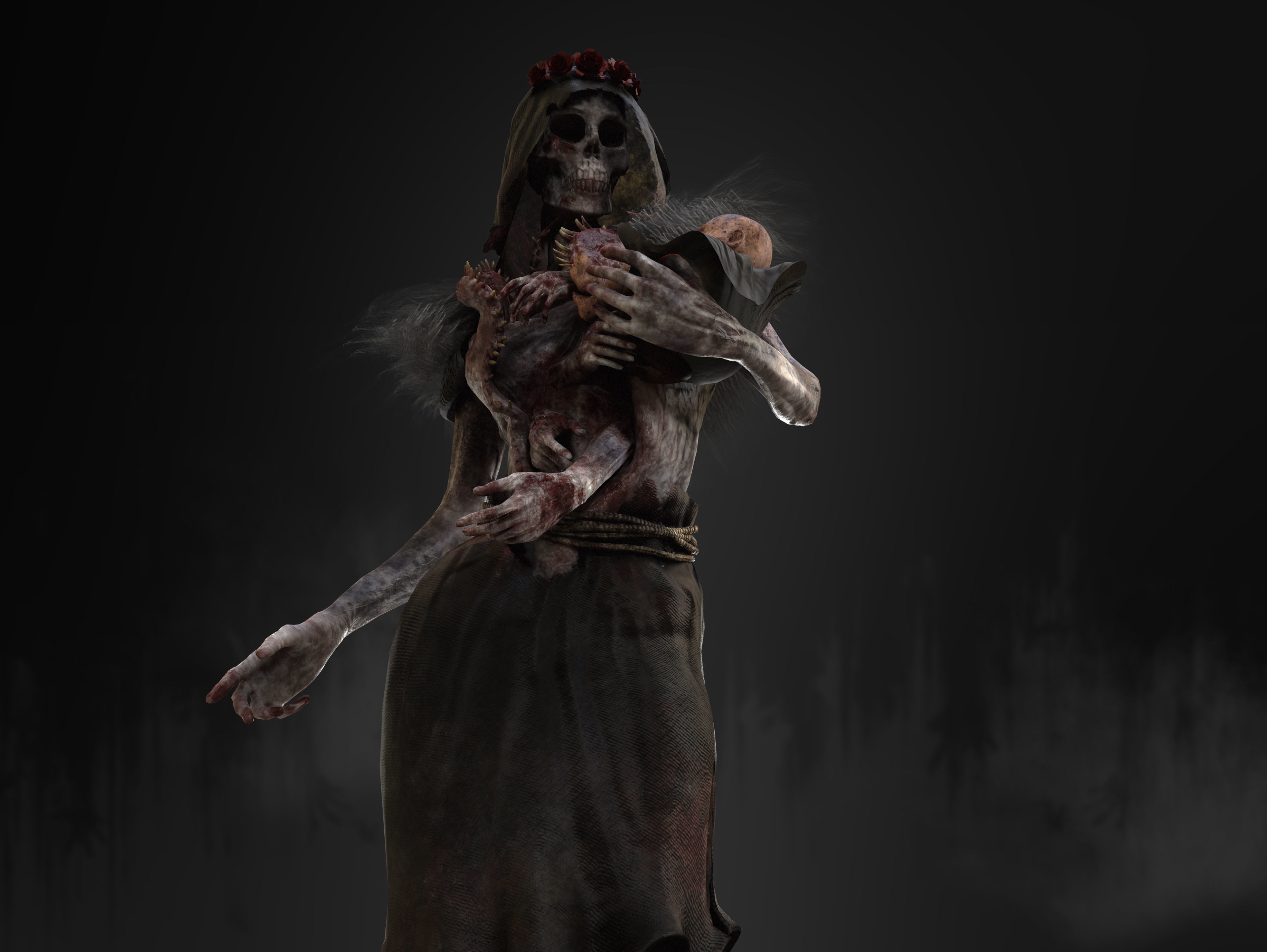 Reaper of Death Low-poly 3D model_13