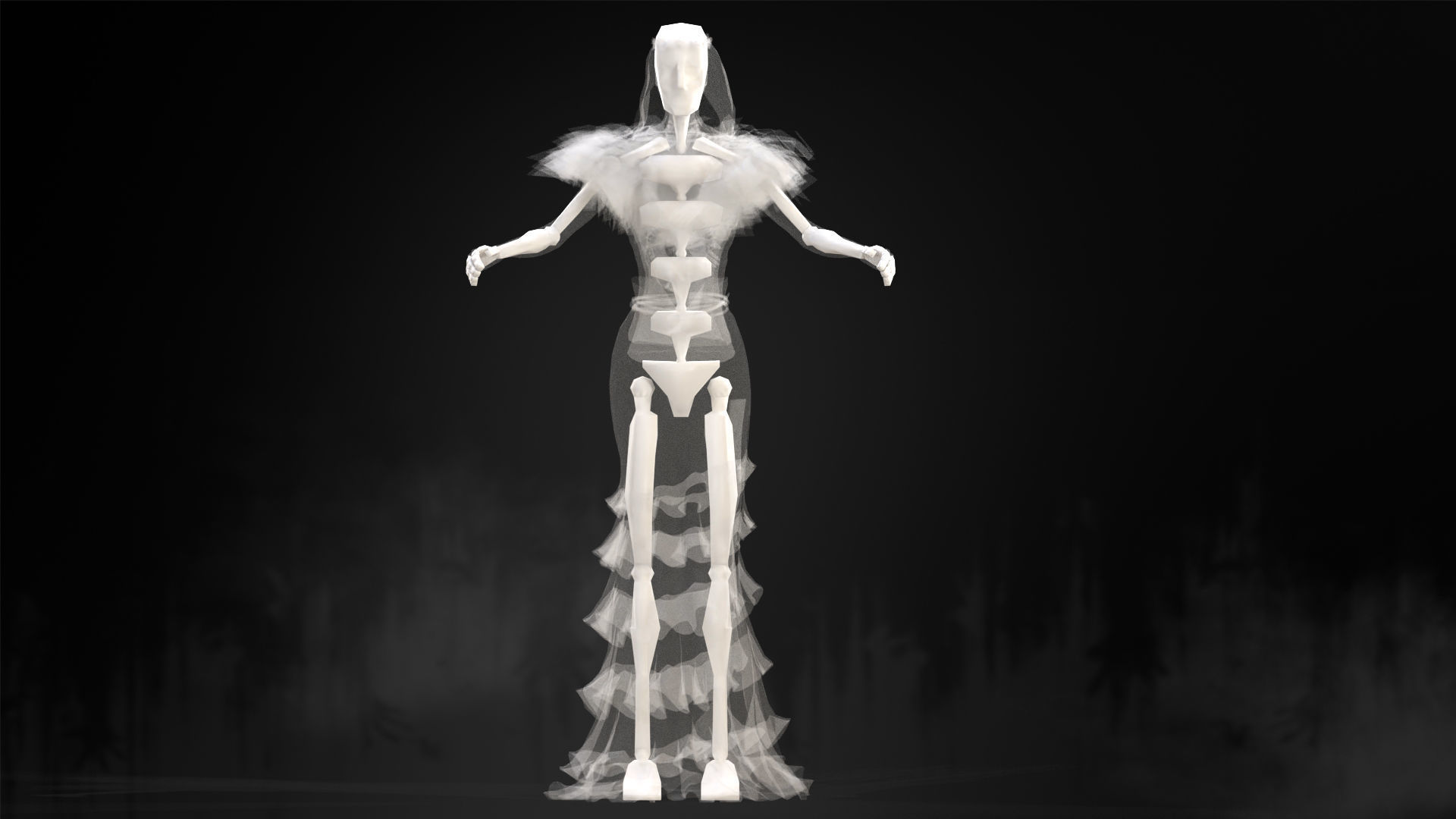 Reaper of Death Low-poly 3D model_14