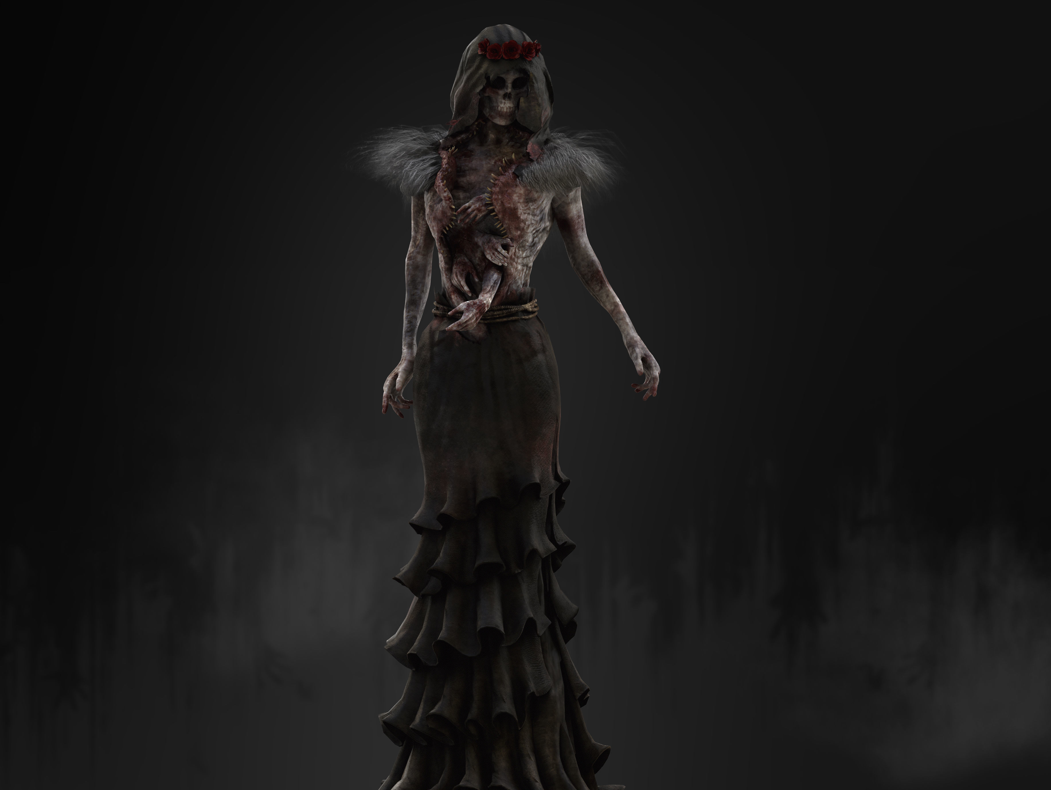 Reaper of Death Low-poly 3D model_3