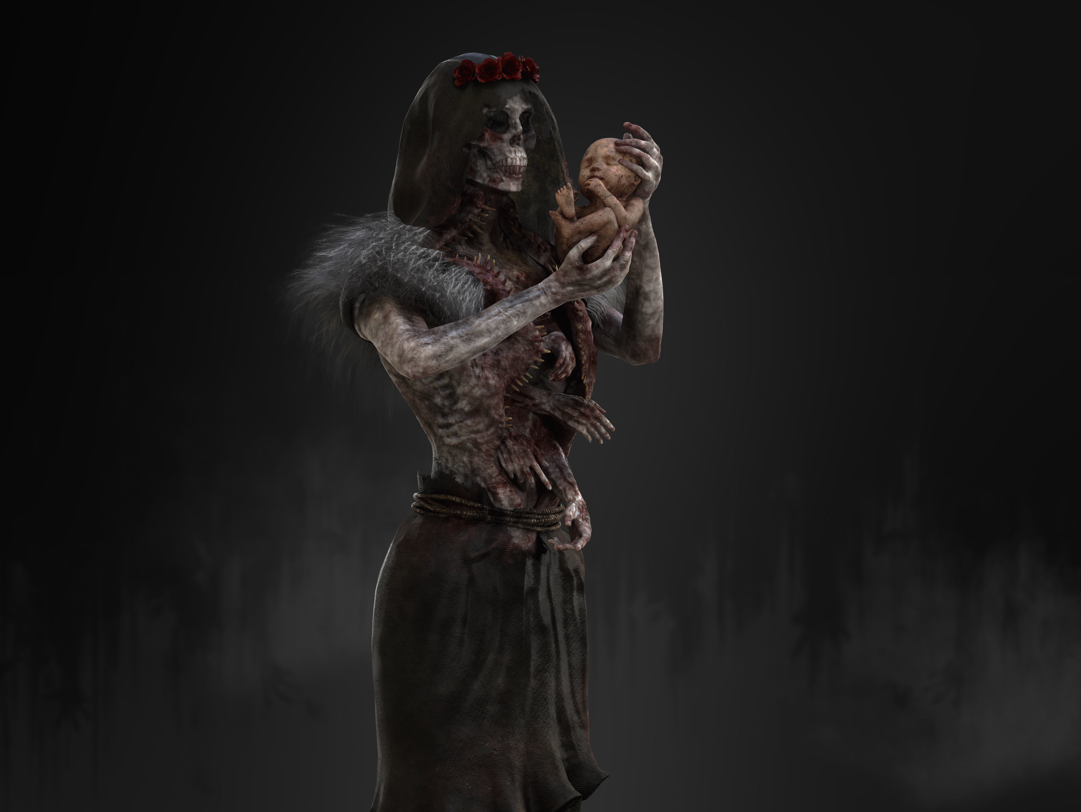 Reaper of Death Low-poly 3D model_4