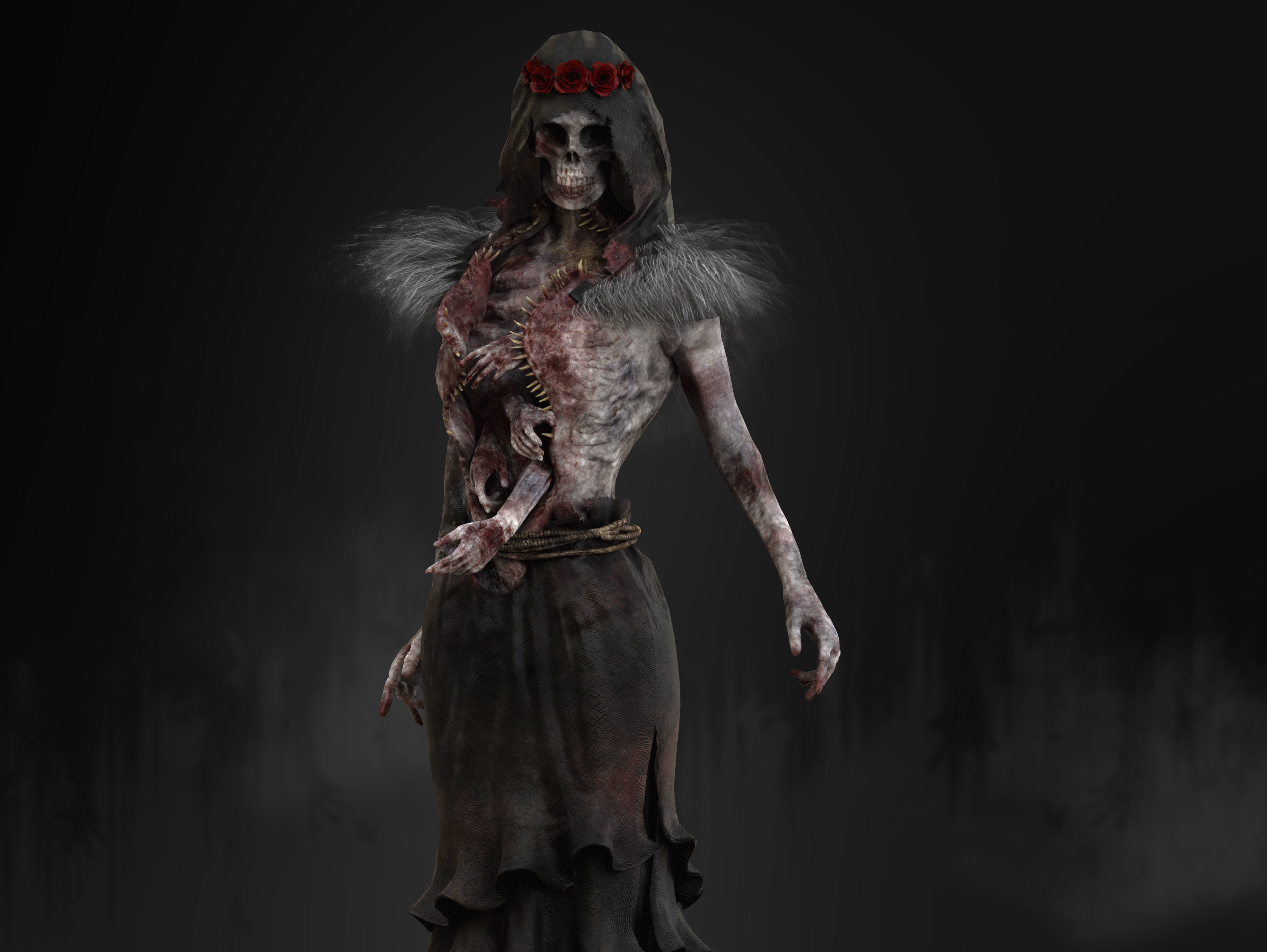 Reaper of Death Low-poly 3D model_2