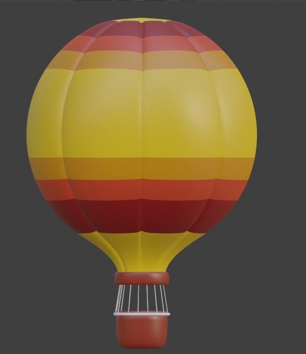 Hot Air Balloon 3D model 3D model_13