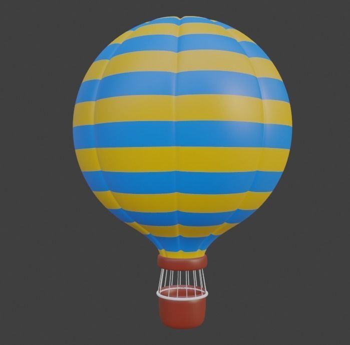 Hot Air Balloon 3D model 3D model_11