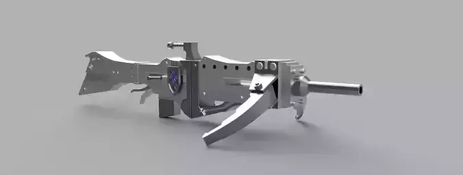 Monster Hunter World iron heavy bowgun 3D print model