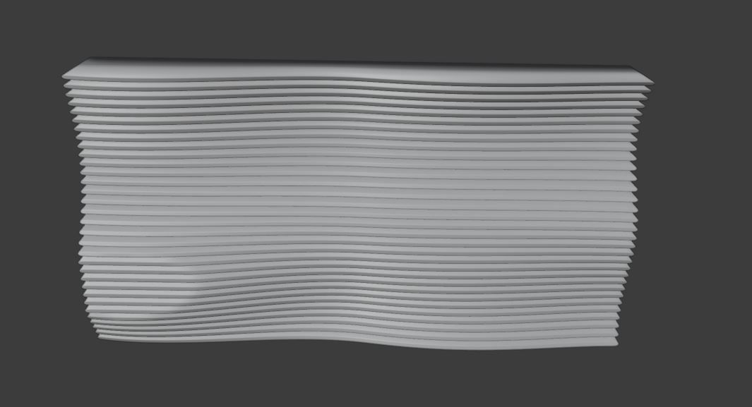 Artistic deco soft wave concept 3D print model_6