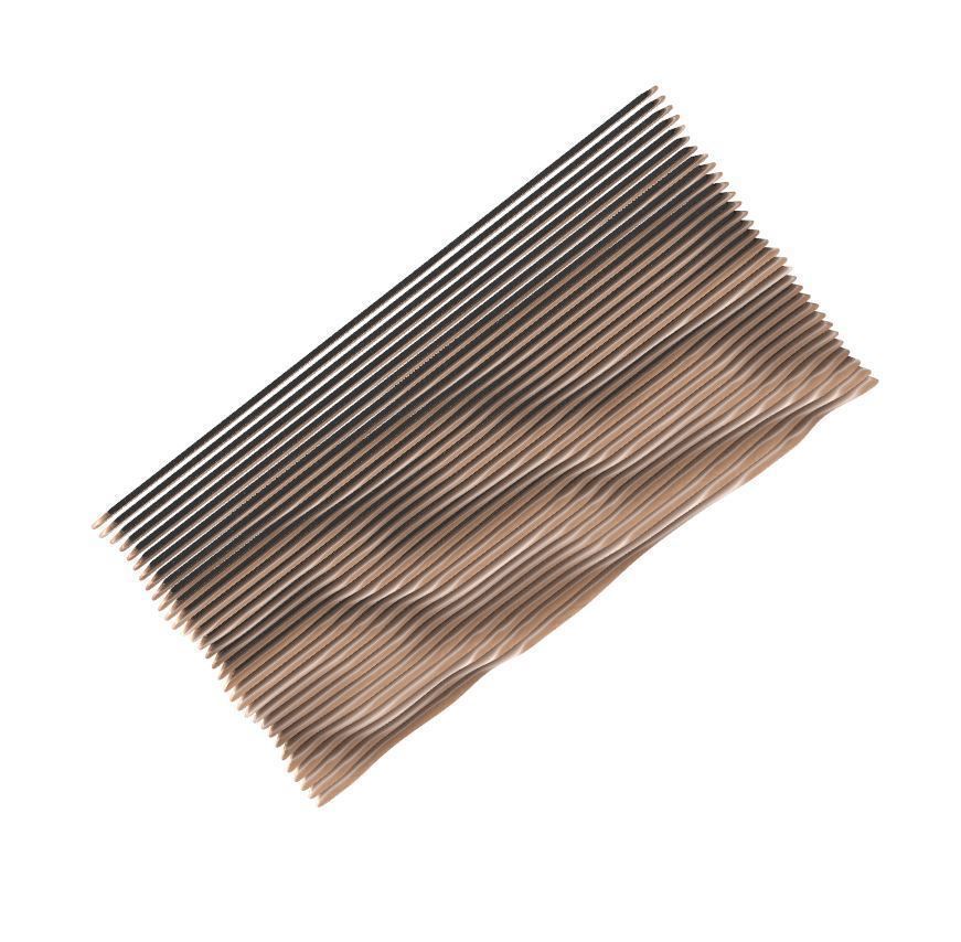 Artistic slices of modern curves and wave 3D print model_5