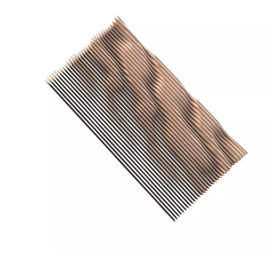 Artistic slices of modern curves and wave 3D print model_0