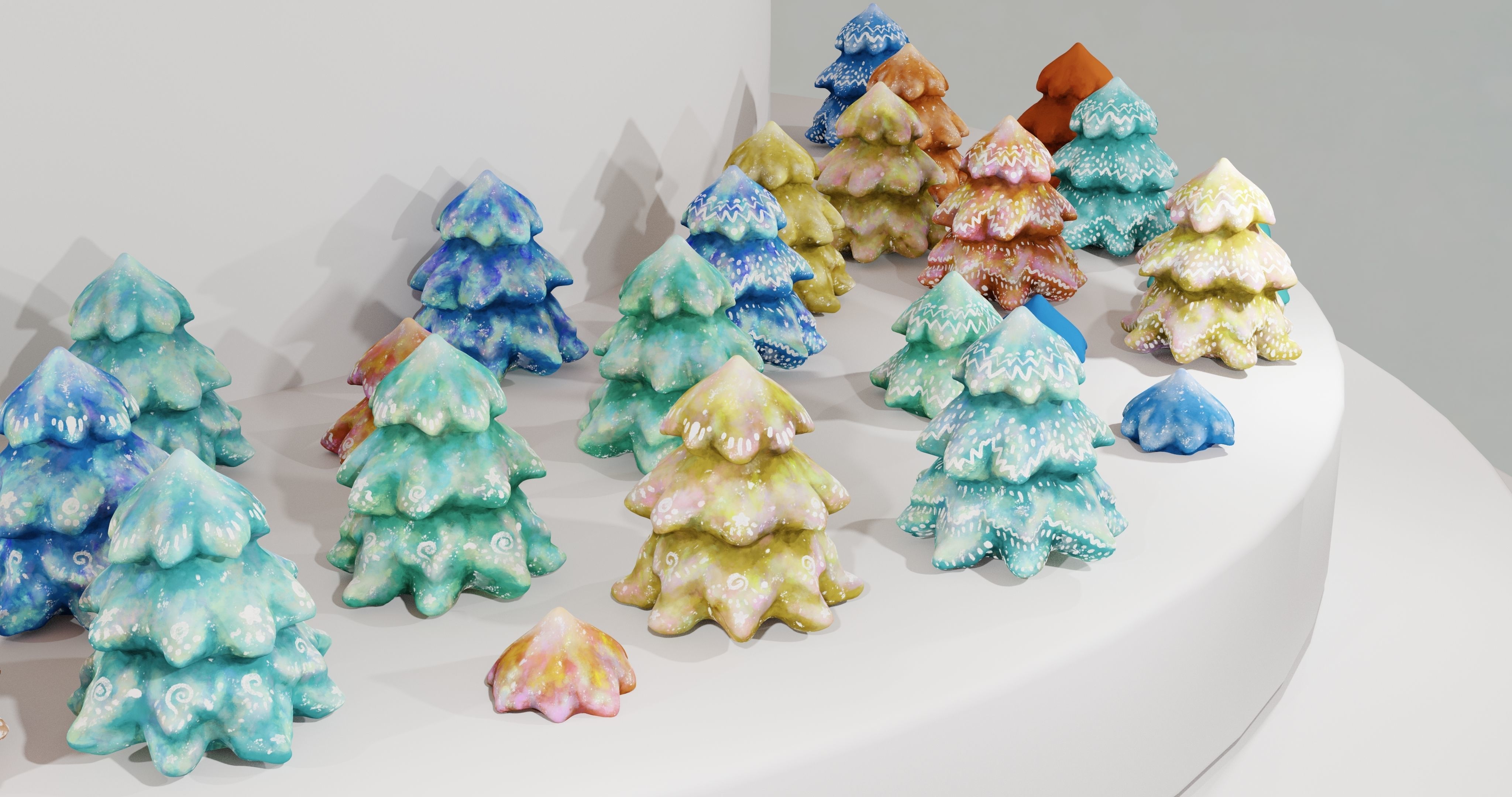 Stylized tree 3D print model_43