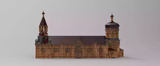 KARS ALEXANDER NEVSKI CHURCH 3D MODEL