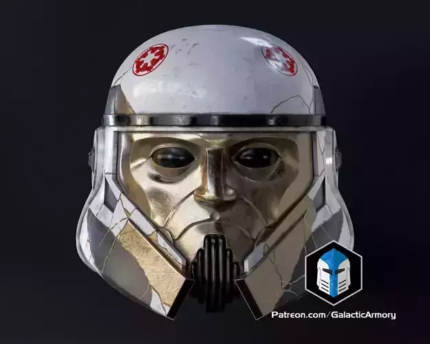 Captain Enoch Night Trooper Helmet - 3D Print Files 3D print model