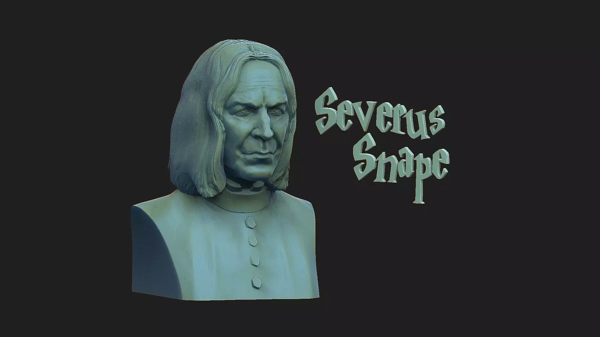 Severus Snape 3D print model_0
